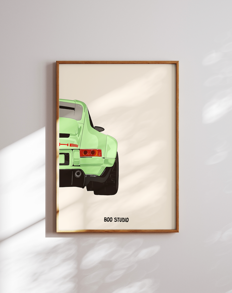 Affiche Porsche 911