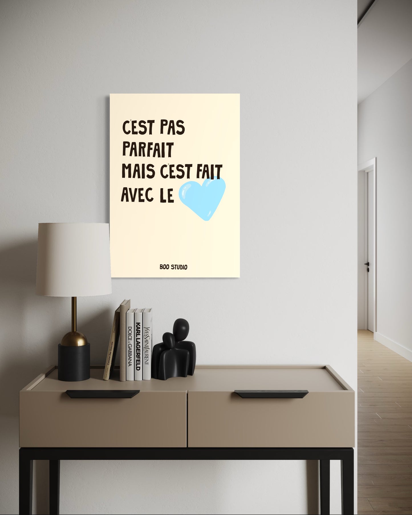 Affiche Le Cœur Bleu