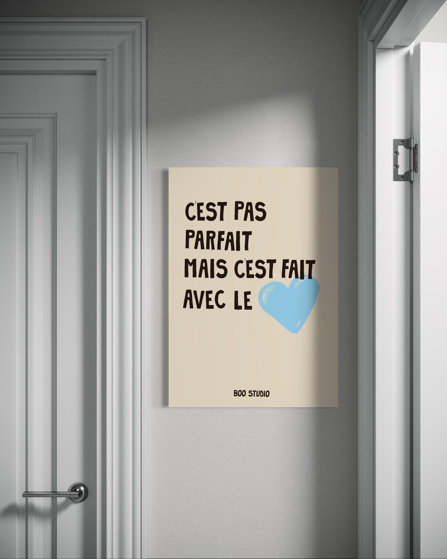 Affiche Le Cœur Bleu