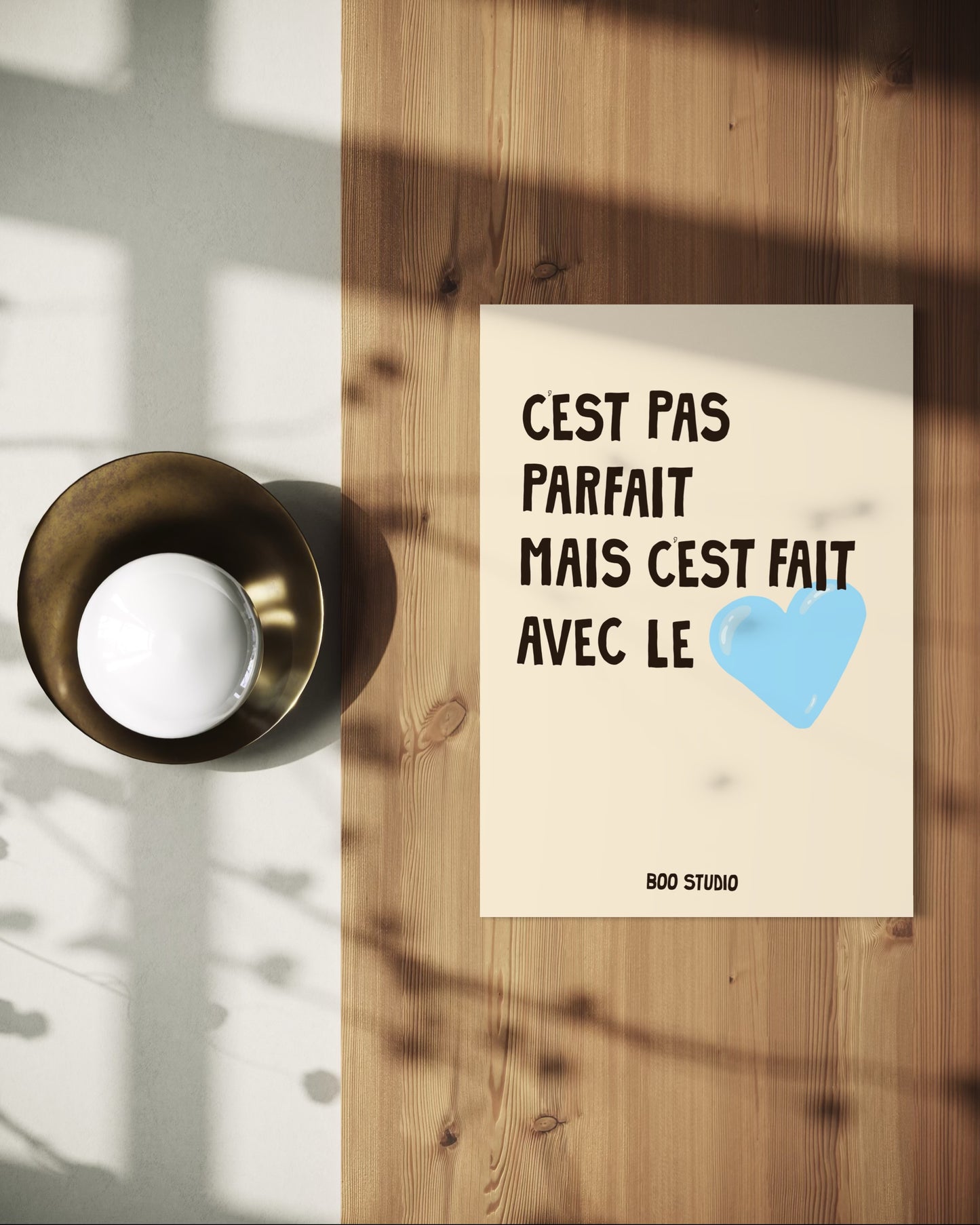 Affiche Le Cœur Bleu